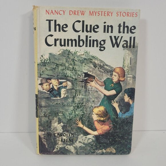 Vintage Nancy Drew Mystery Clue In The Crumbling Wall #22 Original Text 1960s - Picture 14 of 14